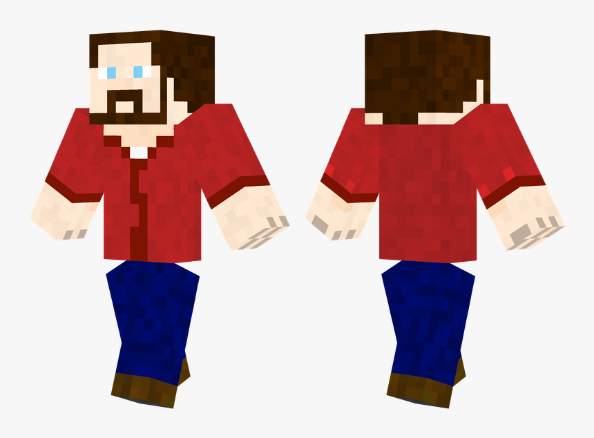 Blue Guy Minecraft Skin, HD Png Download
