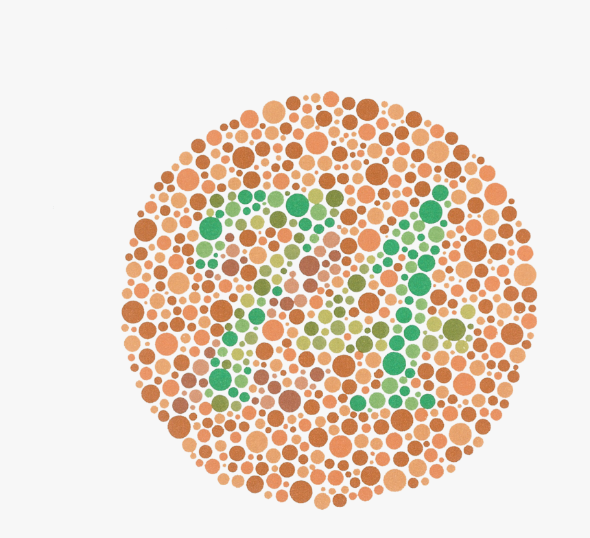 Color Blindness Test - Can You Read The Number, HD Png Download
