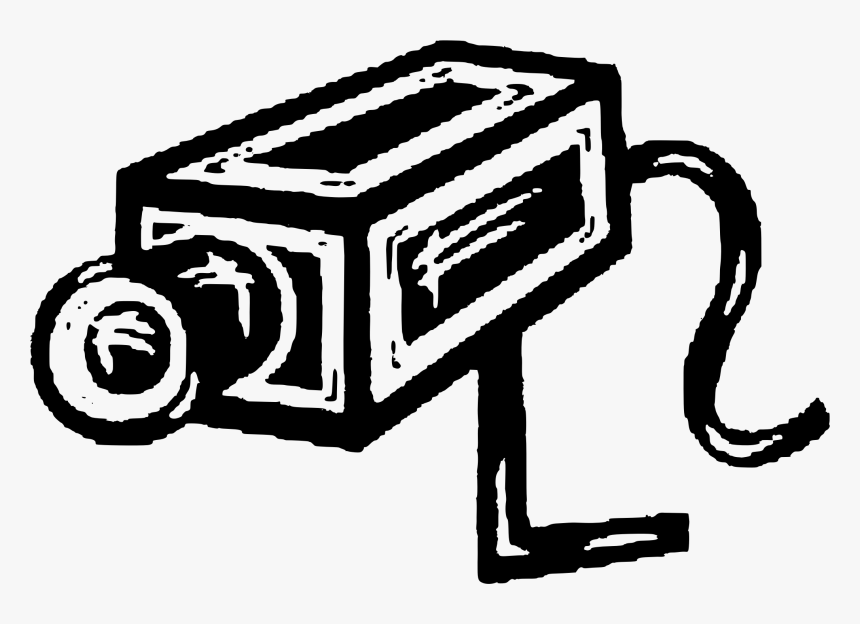 Cctv Sketch Camera Clip Arts - Ict For Social Change, HD Png Download