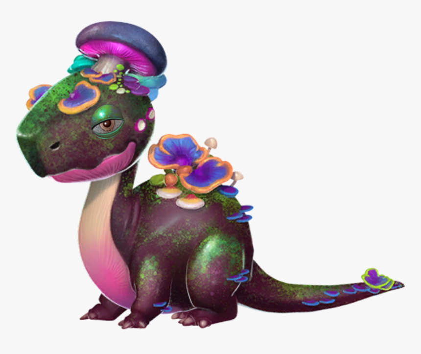 Transparent Blue Eyes White Dragon Png - Dragon Mania Legends Fungus Dragon, Png Download