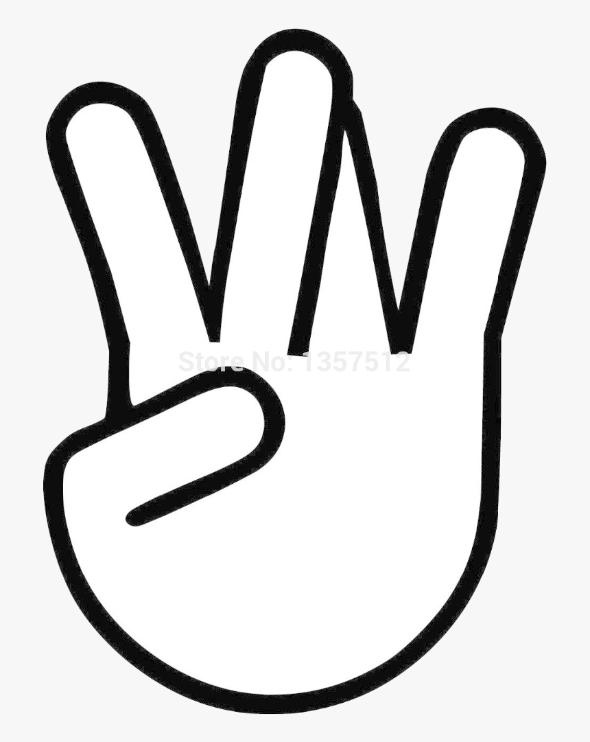 Middle Finger Black Emoji Transparent Png - West Side Hand Transparent, Png Download
