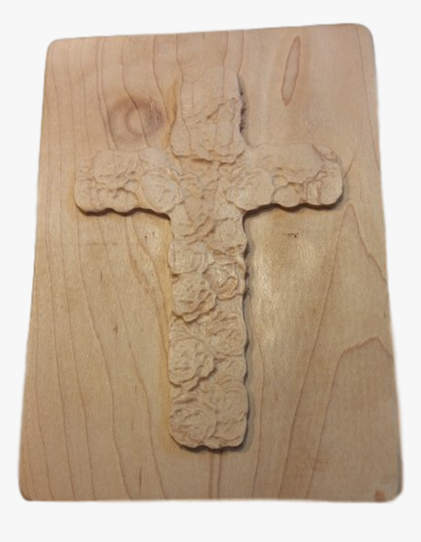 Carved Cross Of Roses Box - Cross, HD Png Download