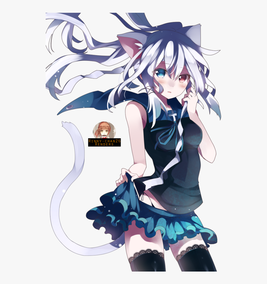Render By Rinny-chan26 - Cat Girl Neko Anime, HD Png Download