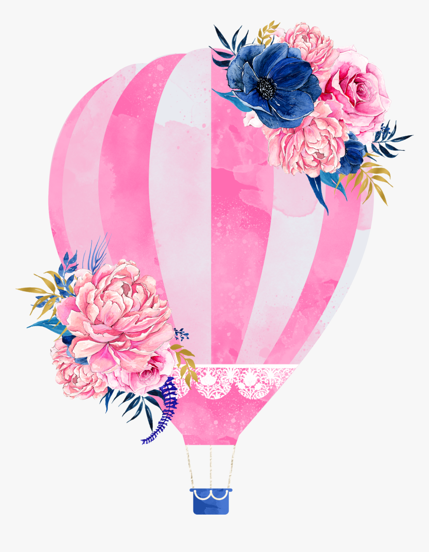 Wedding Invitation Hot Air Balloon Clip Art - Hot Air Balloon Invitation, HD Png Download