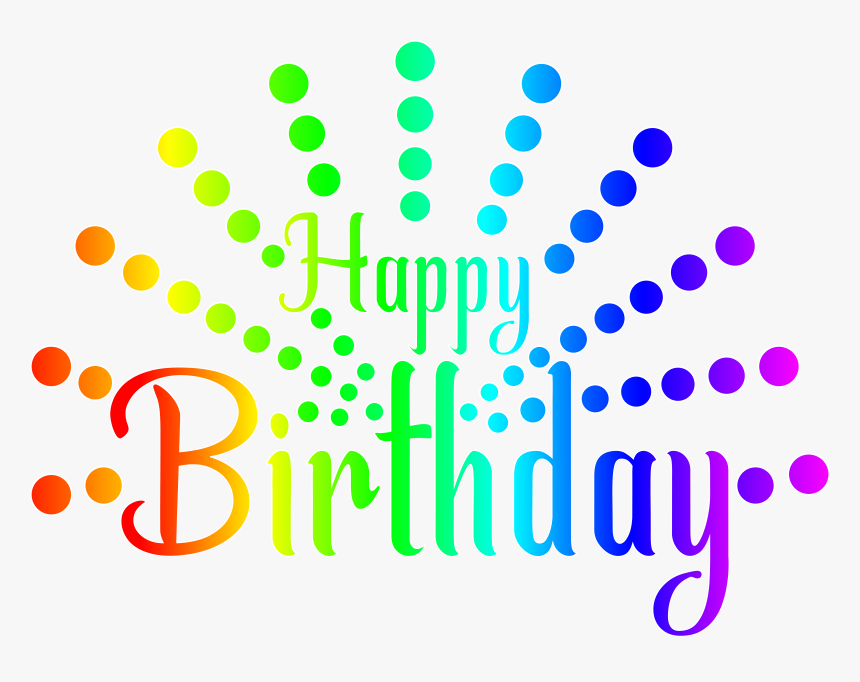 Circle Clipart Happy Birthday - Transparent Background Happy Birthday Png, Png Download