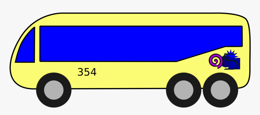School Bus Motor Vehicle Coach Pictogram, HD Png Download
