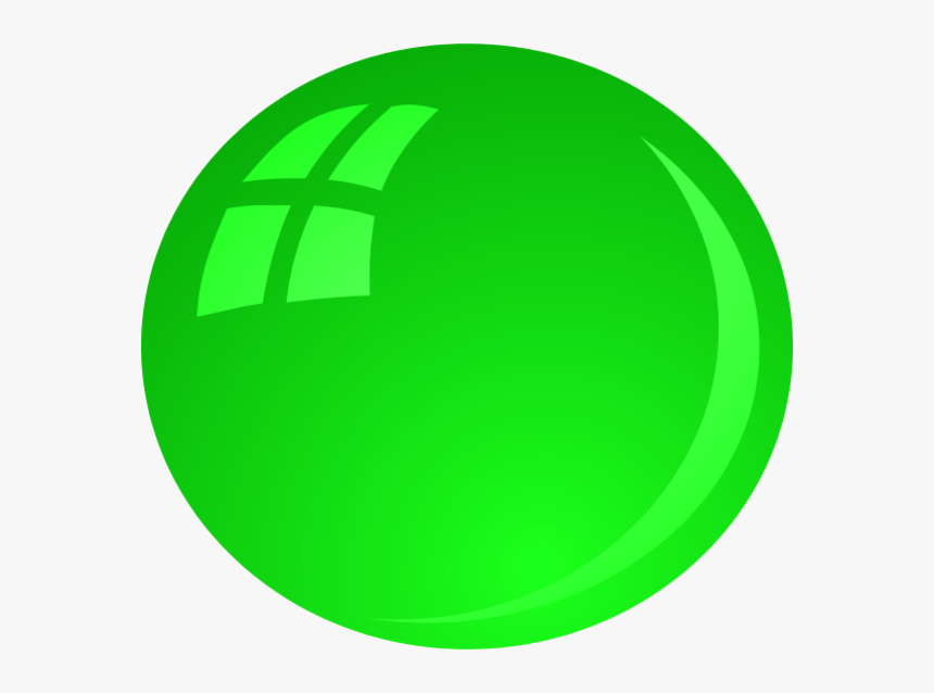 Fish Bubbles Clipart - Green Bubble Clip Art, HD Png Download