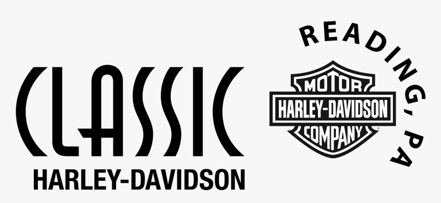 Classicharley Logo Black And White - Harley Davidson, HD Png Download