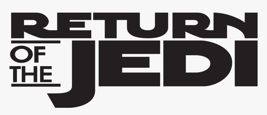 Transparent Jedi Png - Star Wars Return Of The Jedi Logo, Png Download