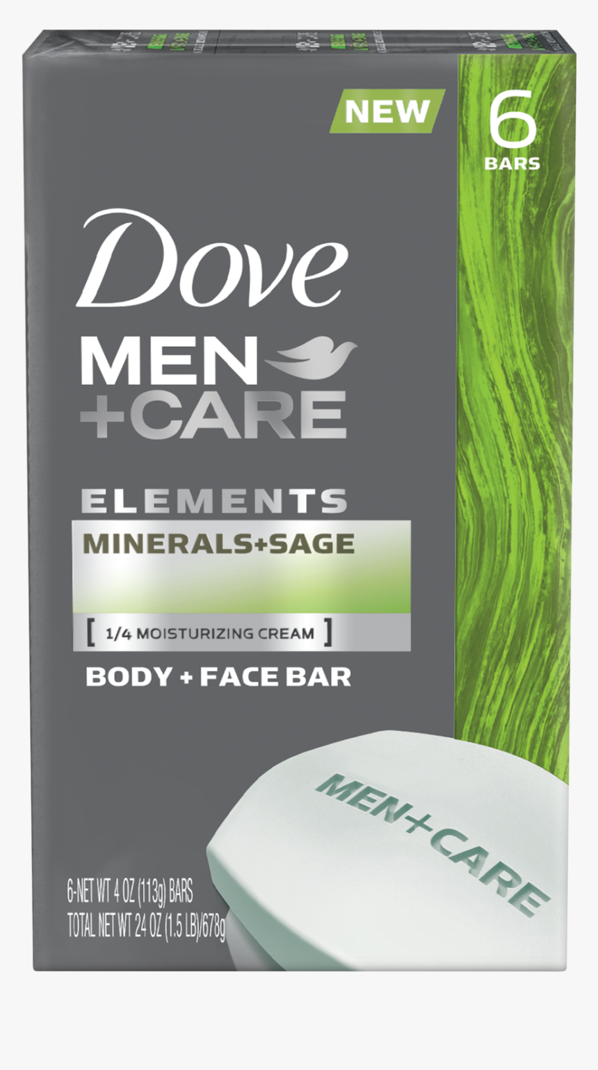 Dove Men Care Elements Minerals Sage Bar Oz - Dove Men Care Elements Minerals Sage, HD Png Download