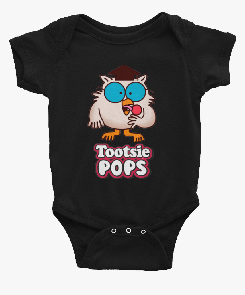 Owl Tootsie Roll Pop Infants Onesie - Cartoon, HD Png Download