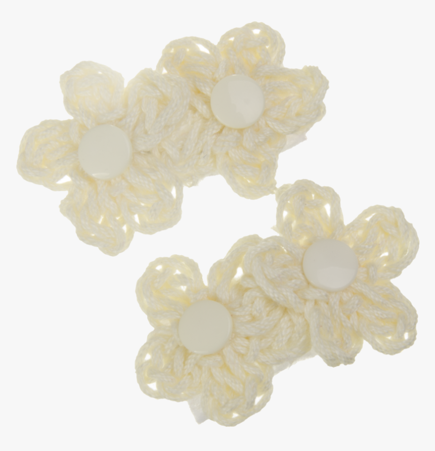 Broche Florecitas Tejidas 2 Piezas - Artificial Flower, HD Png Download