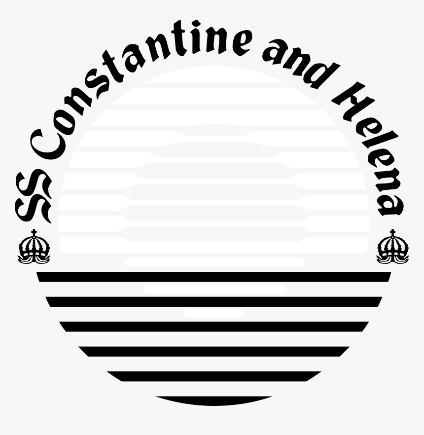 Constantine Helena Logo Black And White, HD Png Download