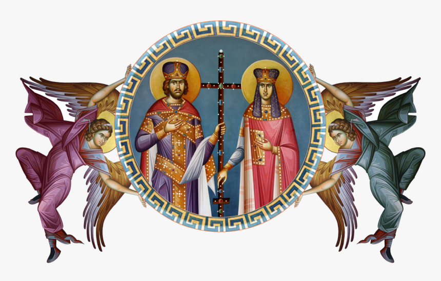 Picture - Icon Saints Constantine And Helen, HD Png Download