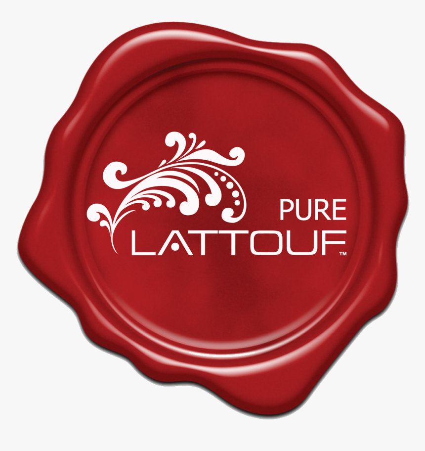 Stamp Logo Pure Lattouf Red With White - Lattouf Day Spa Logo Png, Transparent Png