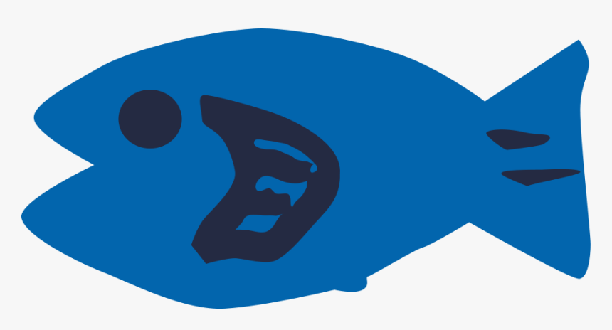 Fish Clipart - Animated Blue Transparent Fish, HD Png Download