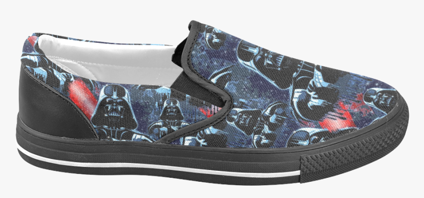 Darth Vader Mask On Dark Paint Stains Women S Unusual - Slip-on Shoe, HD Png Download