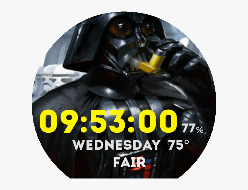 Darth Vader Face Png - Darth Vader Inhaler, Transparent Png