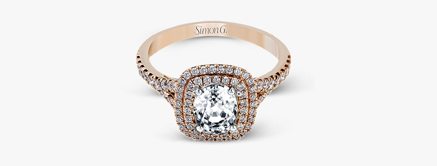 18k Rose Gold Engagement Ring - Engagement Ring, HD Png Download