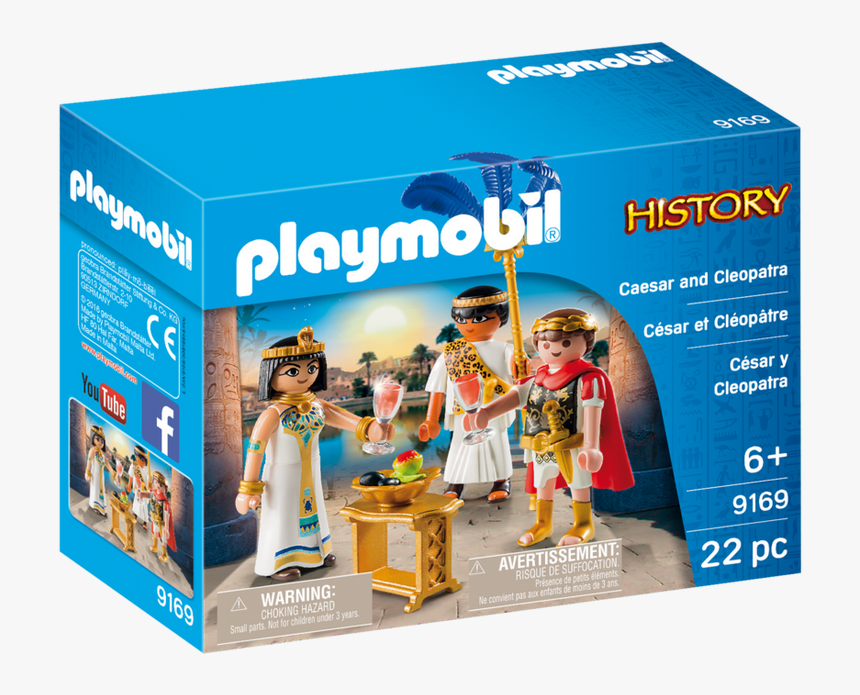 Julius Caesar Clipart Blue - Playmobil History, HD Png Download