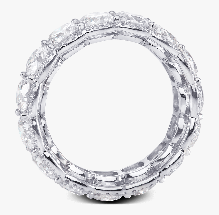 Ring Opulence Cushion Diamond Halo Eternity Wedding, HD Png Download