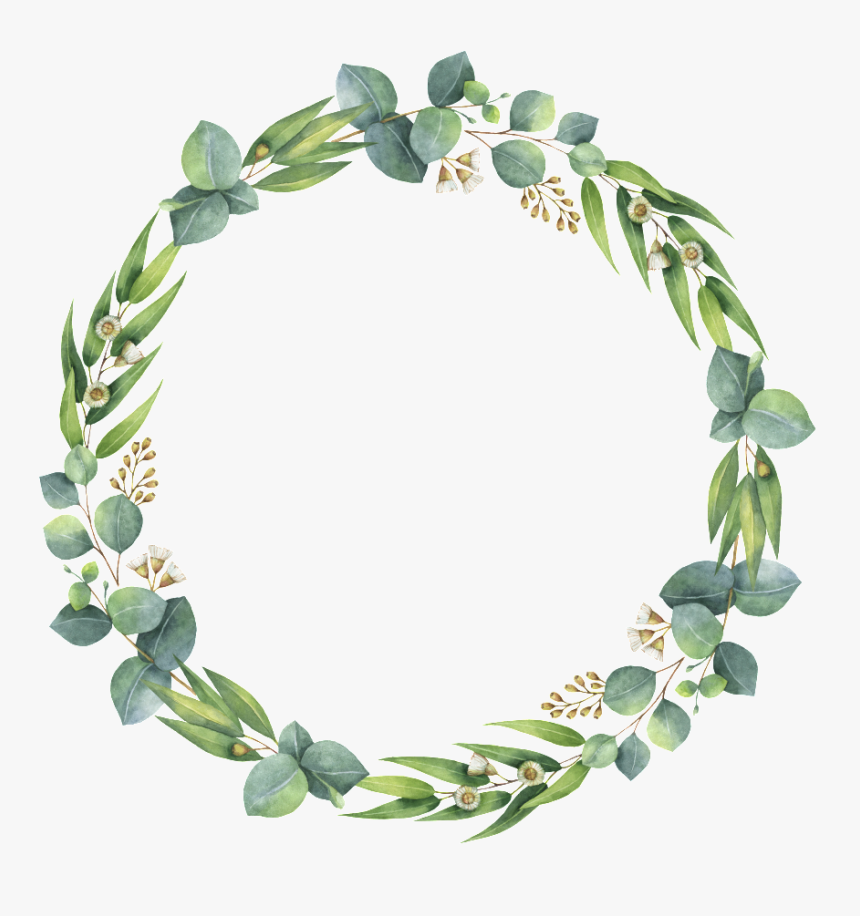 Green Leaf Wreath Decoration Simple And Transparent, HD Png Download