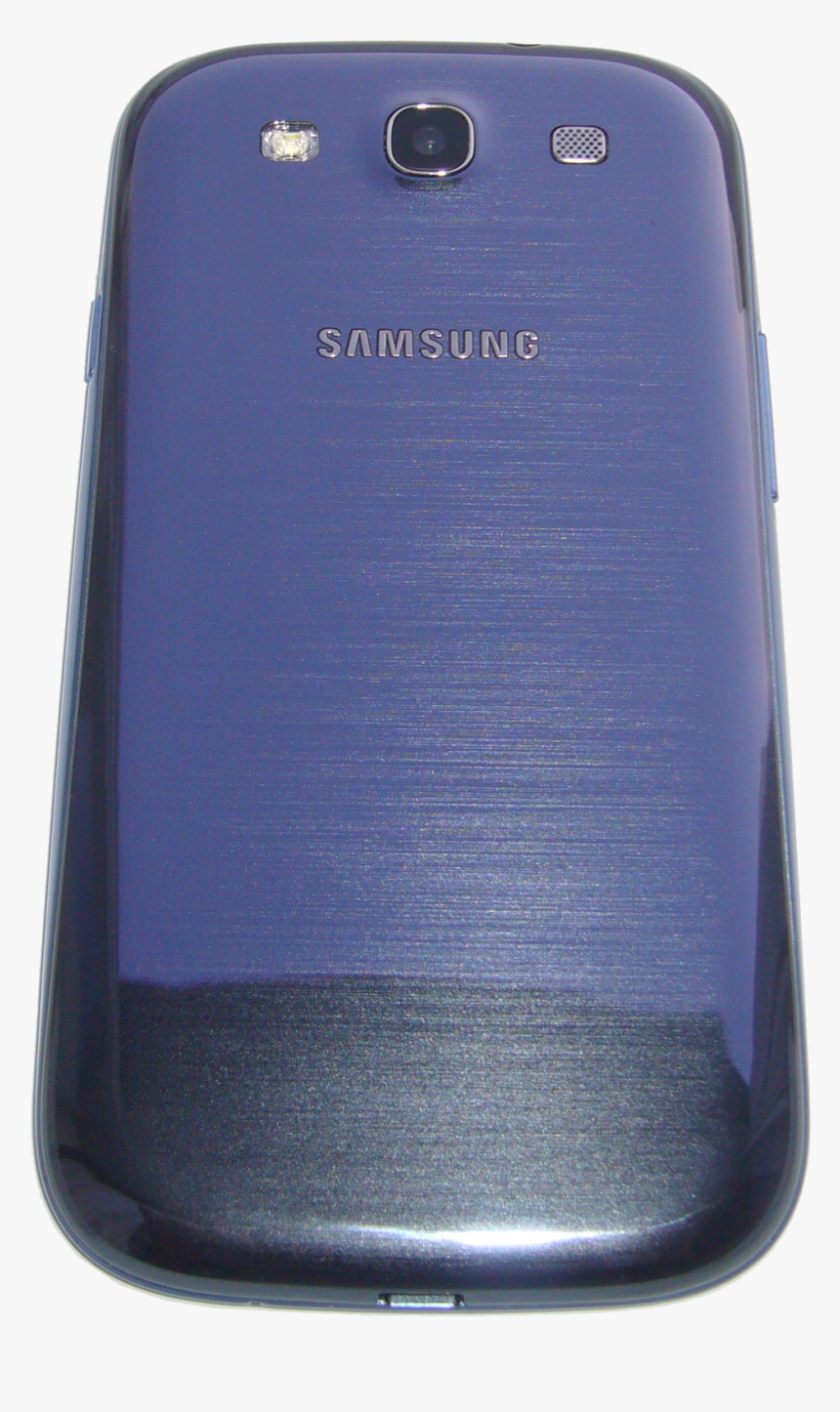 Samsung Galaxy S Iii Pebble Blue Back Tilted - Samsung Galaxy S Iii Pebble Blue, HD Png Download