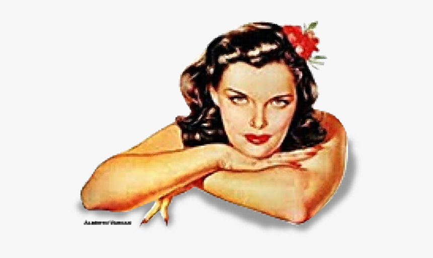 Fictional Character,art,pinup Girl - Alberto Vargas, HD Png Download