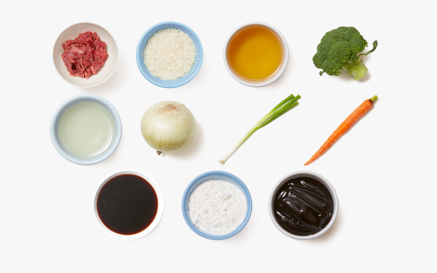 Tokyo Beef & Rice Bowl With Roasted Broccoli & Carrots - Broccoli, HD Png Download