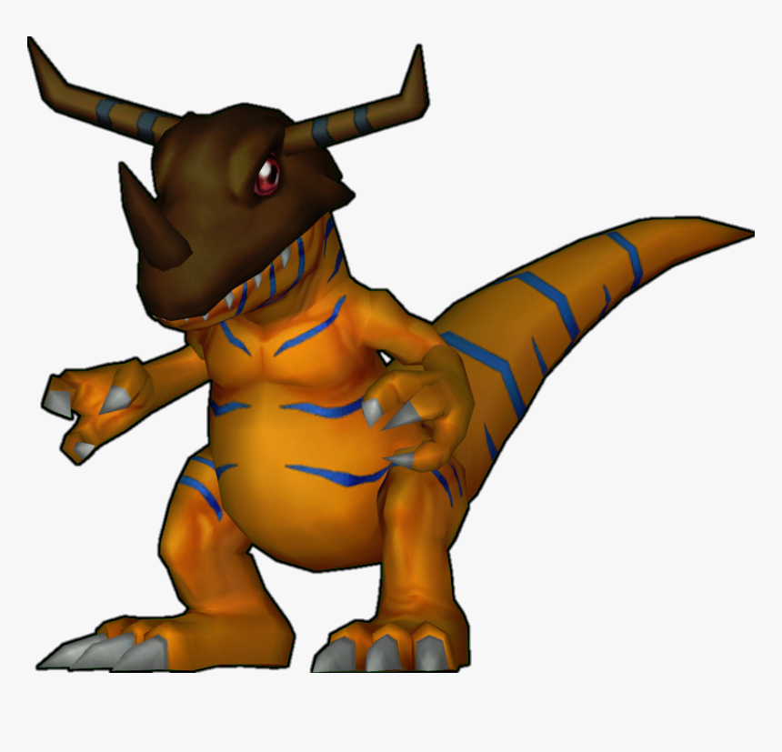 Digimon Rumble Arena Agumon , Png Download - Download 3d Model Digimon, Transparent Png