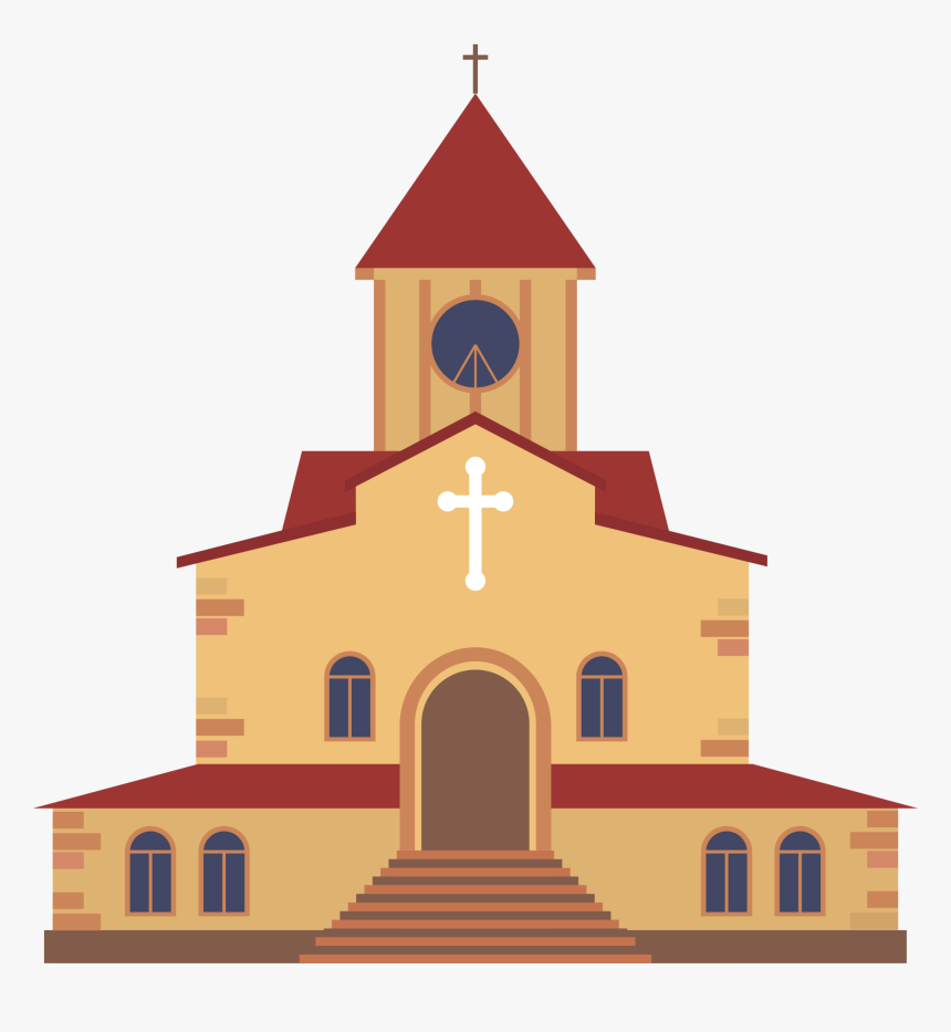 Church Building Png - Church Building Church Cartoons, Transparent Png