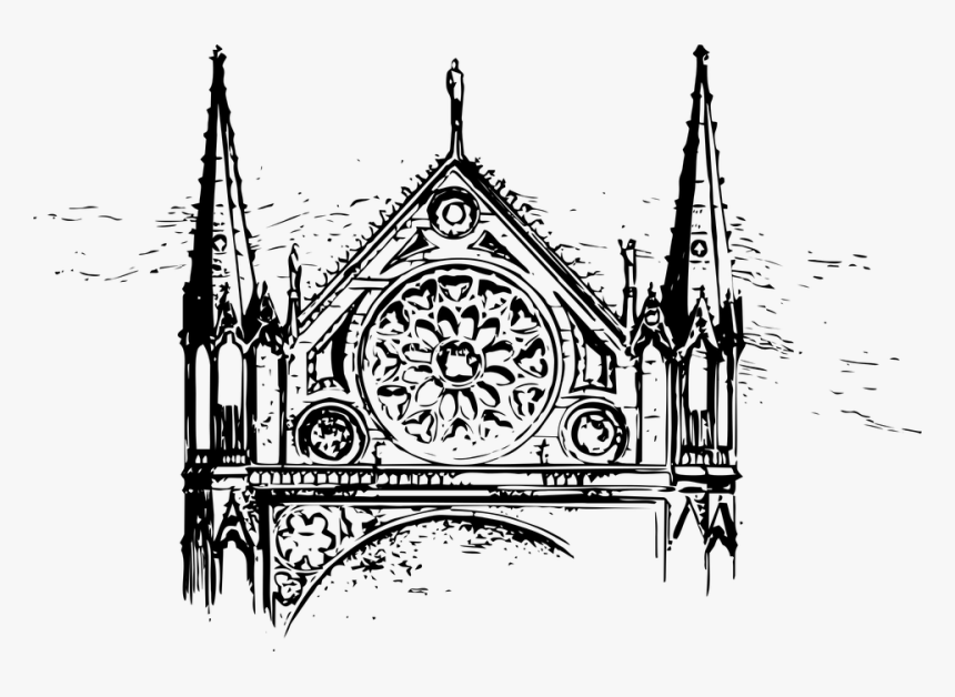 Church, Architecture, Religious, Building, Christian - Illustration, HD Png Download