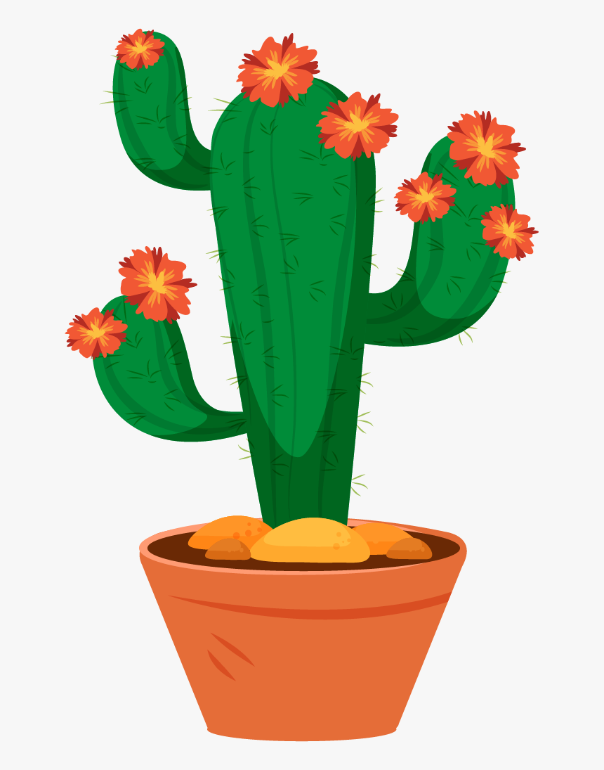 Large-flowered Cactus, HD Png Download
