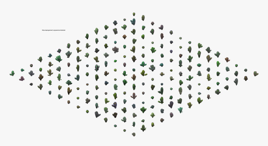 Hjm Randomized Multi Cacti 1a Alpha - Drawing, HD Png Download