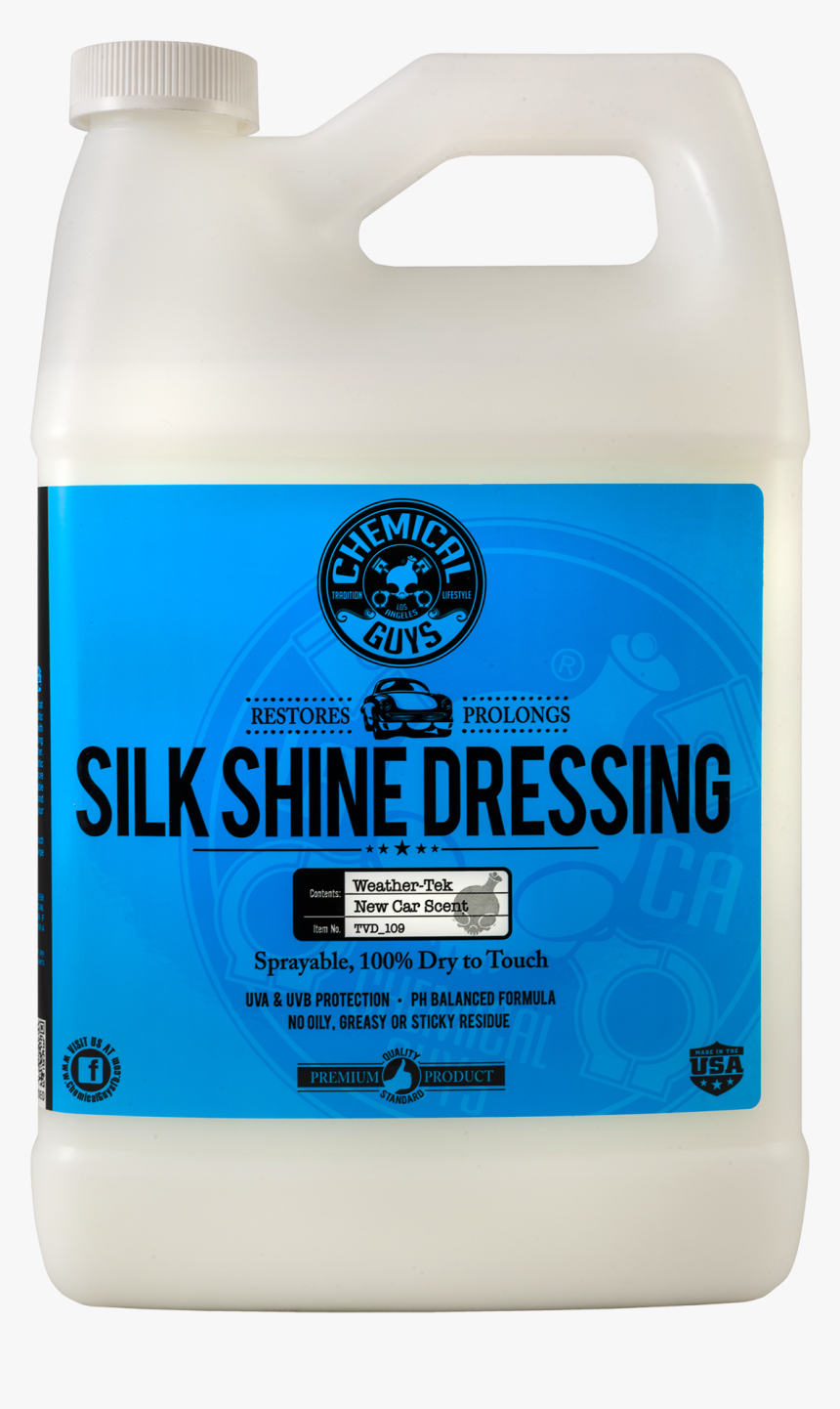Silk Shine Vinyl, Rubber, Plastic Satin Protectant - Chemical Guys Silk Shine Dressing, HD Png Download