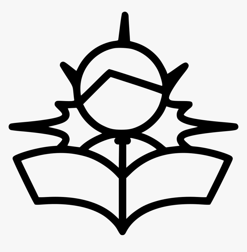 Illuminated Personal Open Book - Open Book And Pen Hd Logo, HD Png Download