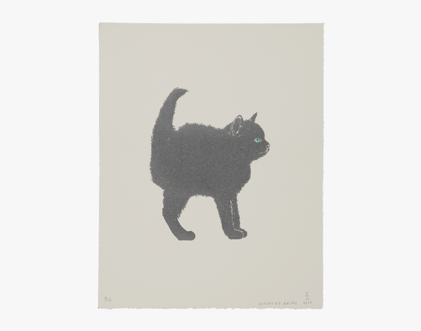 Wall Art - Chat Noir - Black Cat, HD Png Download