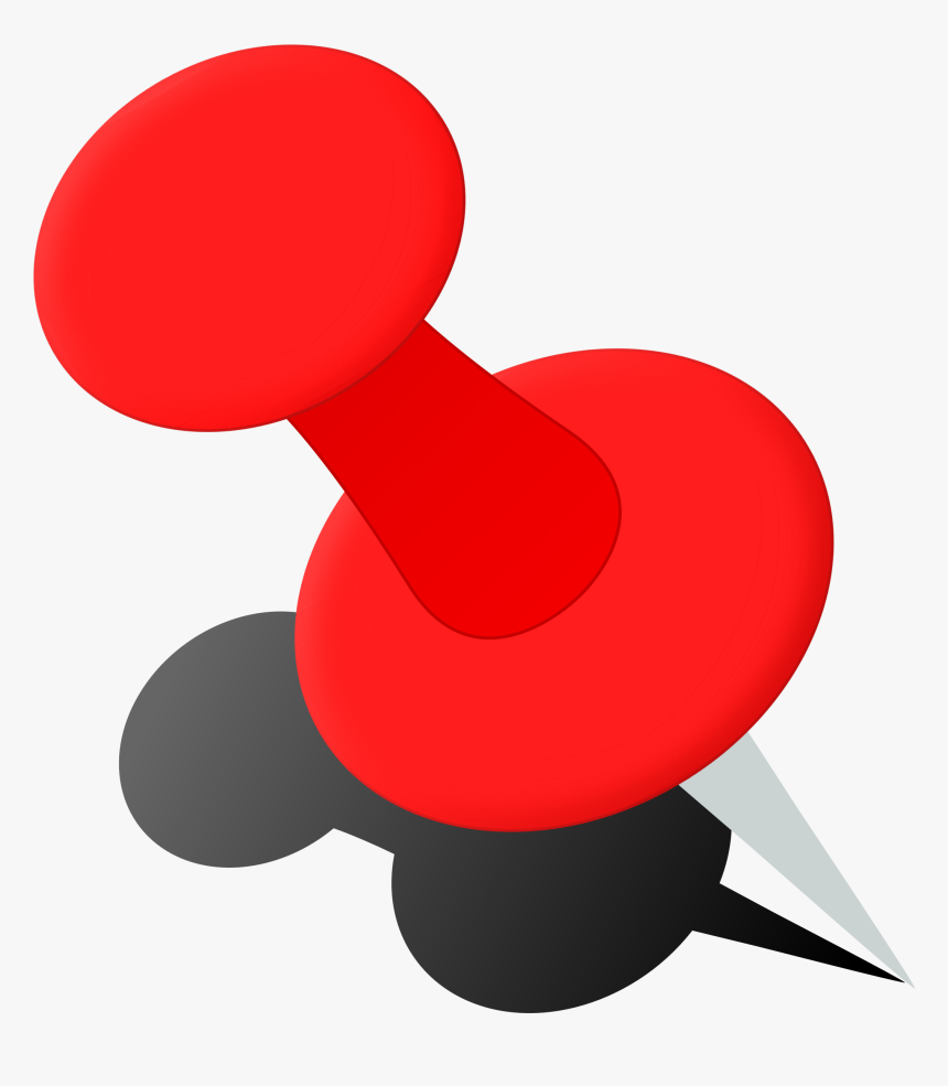 Push Pin 2b - Transparent Pin Clipart, HD Png Download