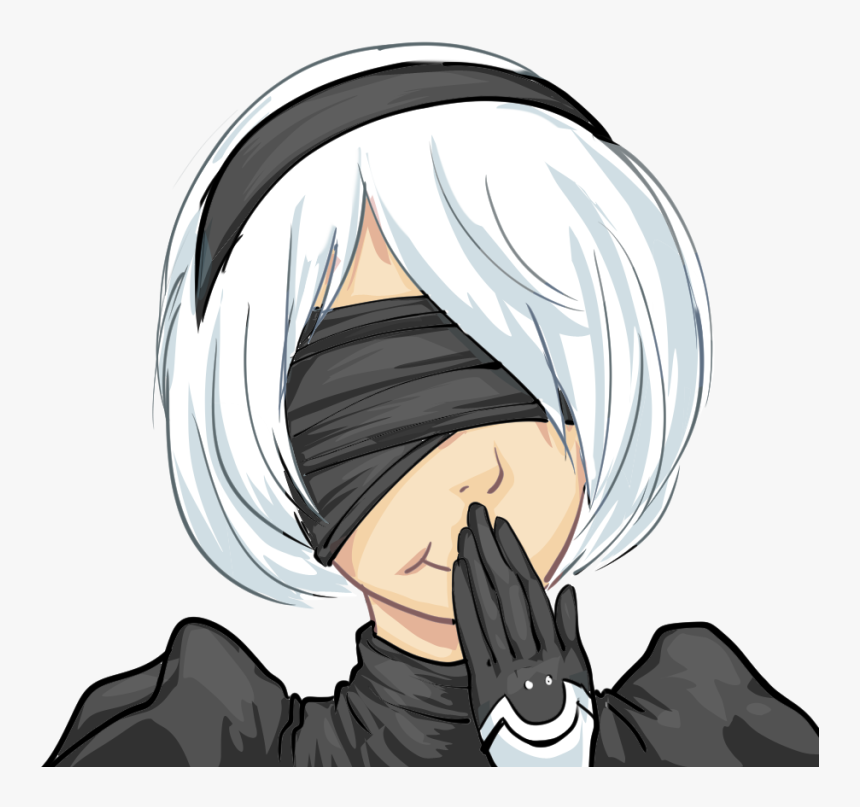 View Samegoogleiqdbsaucenao Laughing 2b , - Nier 2b Weight Gain, HD Png Download
