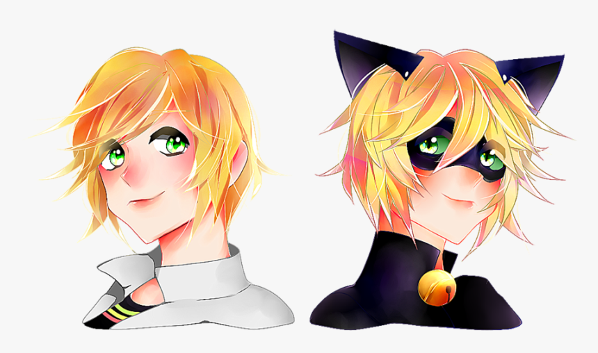 Adrien/chat Noir - Cartoon, HD Png Download