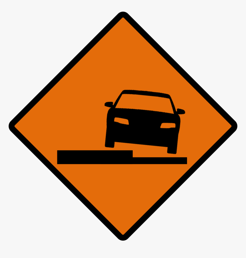 Indonesian Road Sign Temp 2b - Road Sign For Uneven Road, HD Png Download