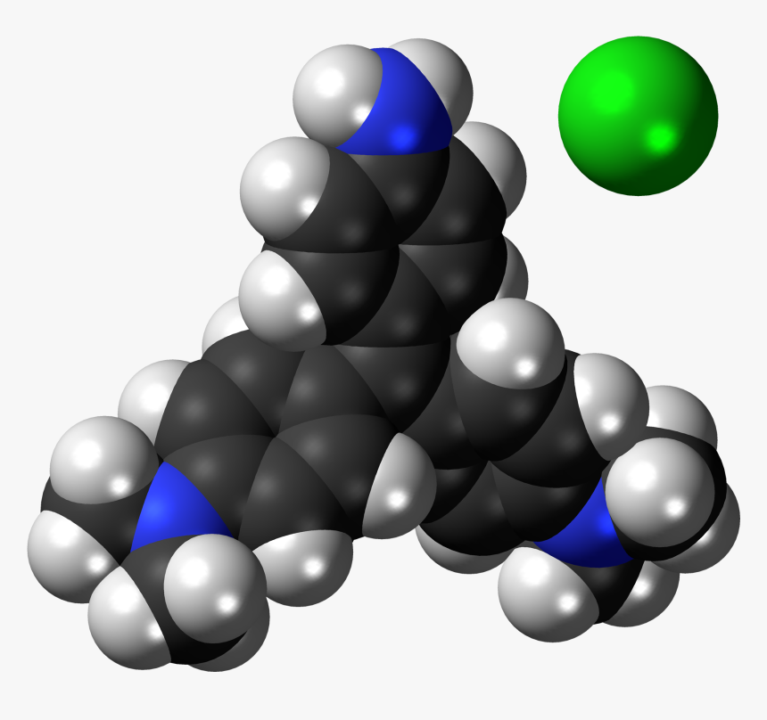 Methyl Violet 2b 3d Spacefill - Illustration, HD Png Download