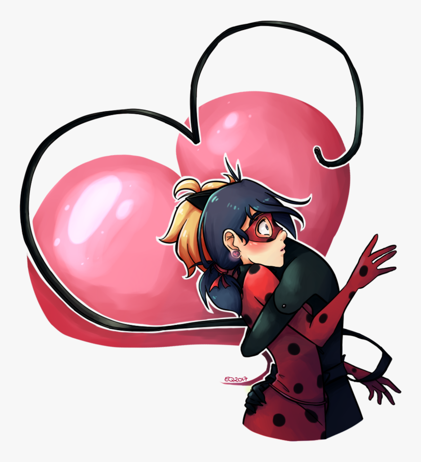 Chat Noir, Ladybug, And Mlb Image - Marinette Chat Noir Miraculous, HD Png Download