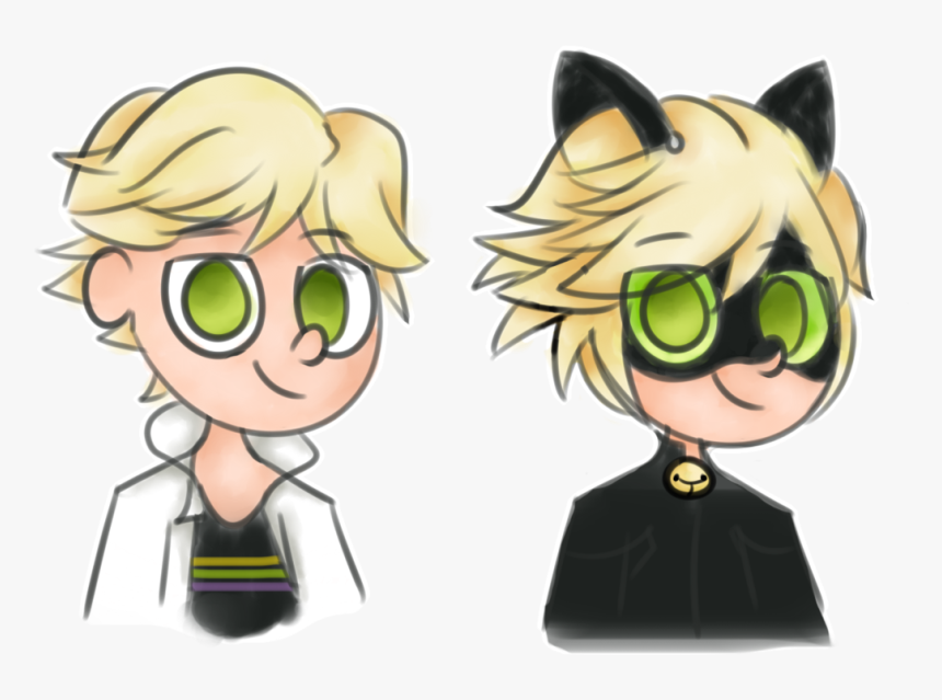 Miraculous Agreste Chat Noir - Cartoon, HD Png Download