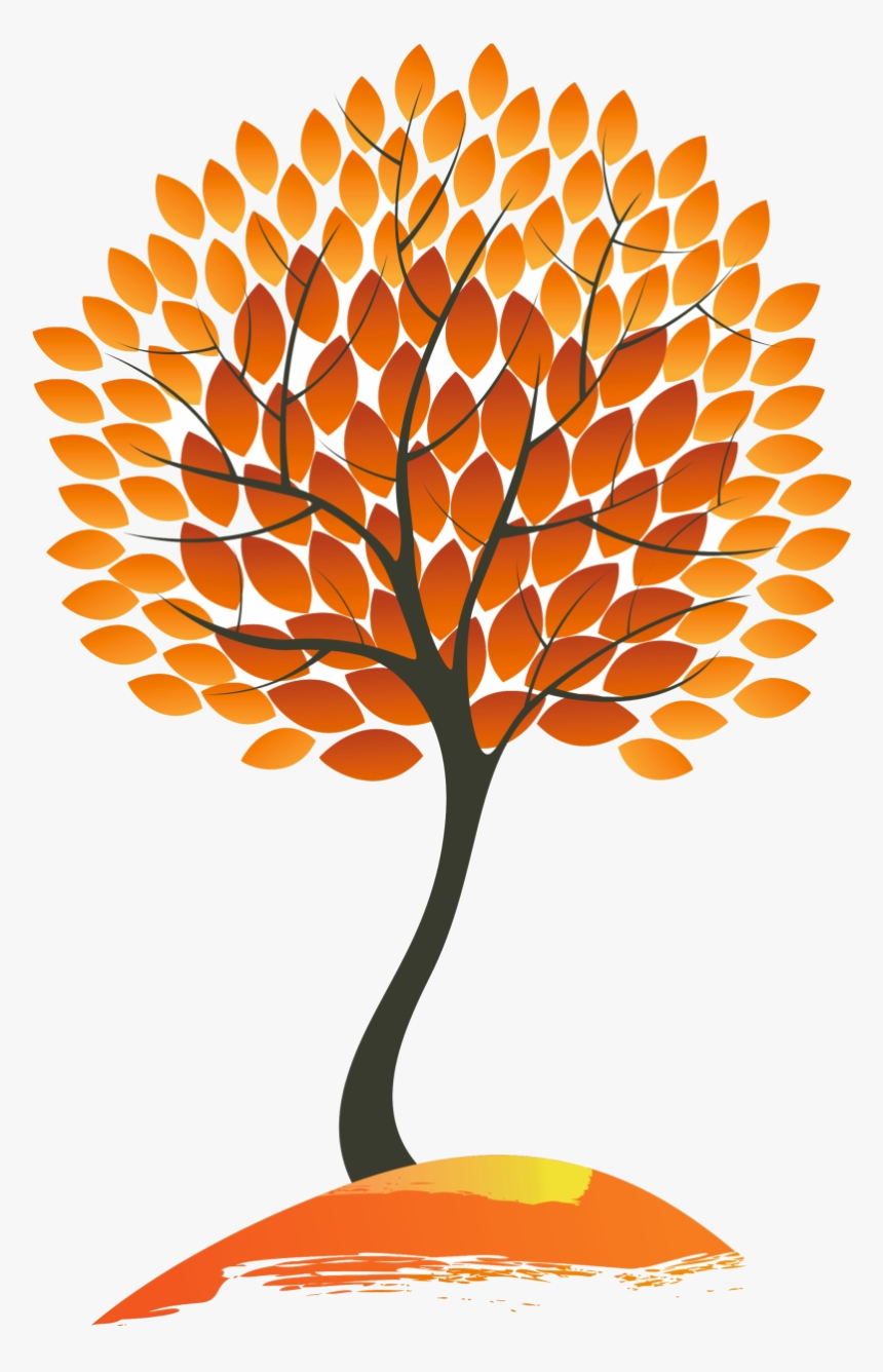 Fall Tree Autumn Trees Clipart Free Images Transparent - Autumn Tree Clipart Png, Png Download