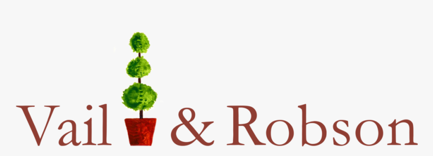Sally Vail V And R W Topiary Rust Text V1 - Sign, HD Png Download