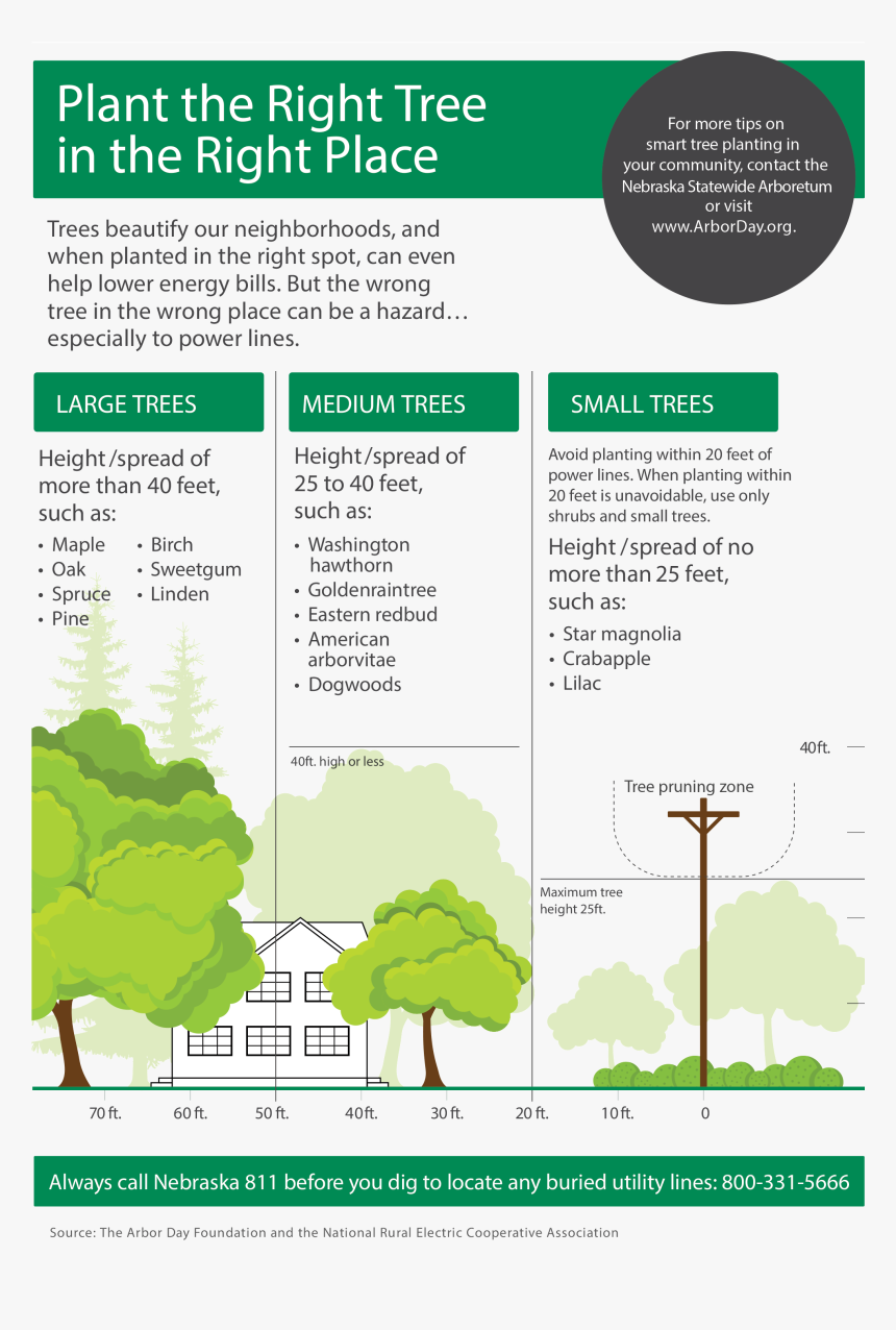 Nreca And Arbor Day Foundation Graphic That Shows Safe - Map, HD Png Download
