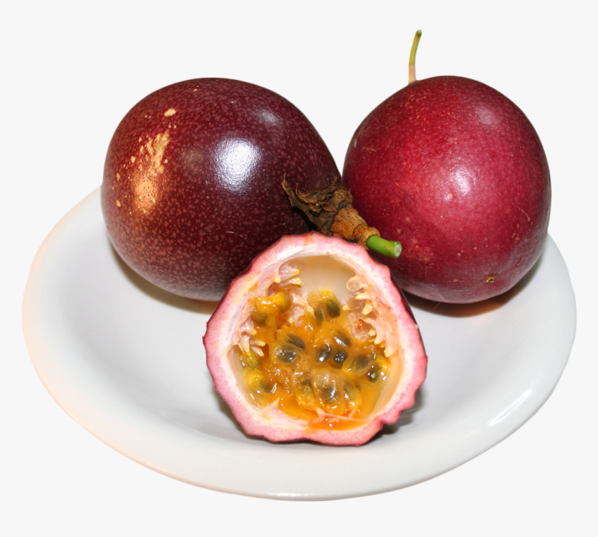 Passion Fruit In Plate Png Image - Passion Fruit Png, Transparent Png