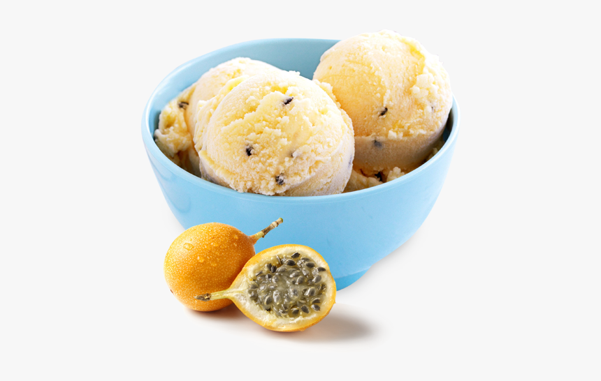 Passion Fruit Ice Cream - Ice Cream Fruit Png Transparent, Png Download