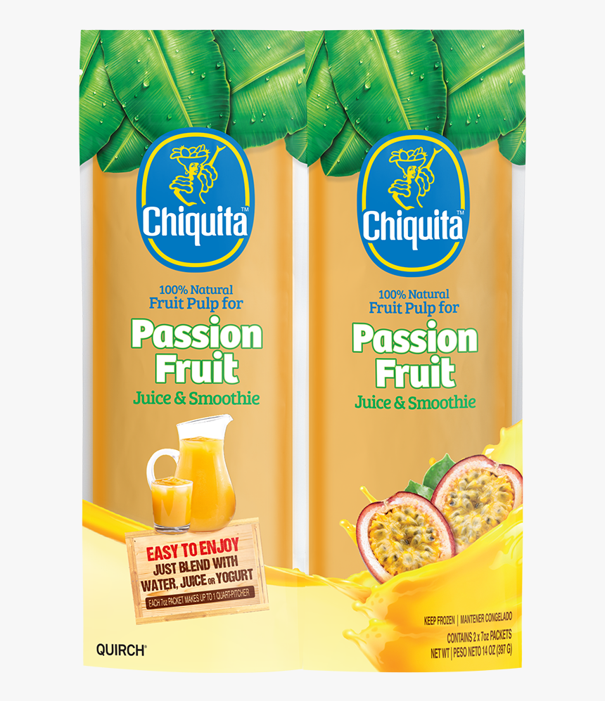 Chiquita Passion Fruit Pulp, HD Png Download